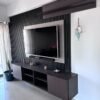 Wall Panel Interior Varillado Pvc Wpc Negro Mate