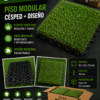 PISO CÉSPED ENCASTRABLE INDOOR/OUTDOOR