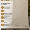 Placa PVC Guiza Simil Marmol apta para baños y cocinas 122x244x3mm de espesor