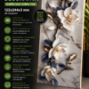 Placa PVC 3D Flor Magnolia 122x244x3mm de espesor