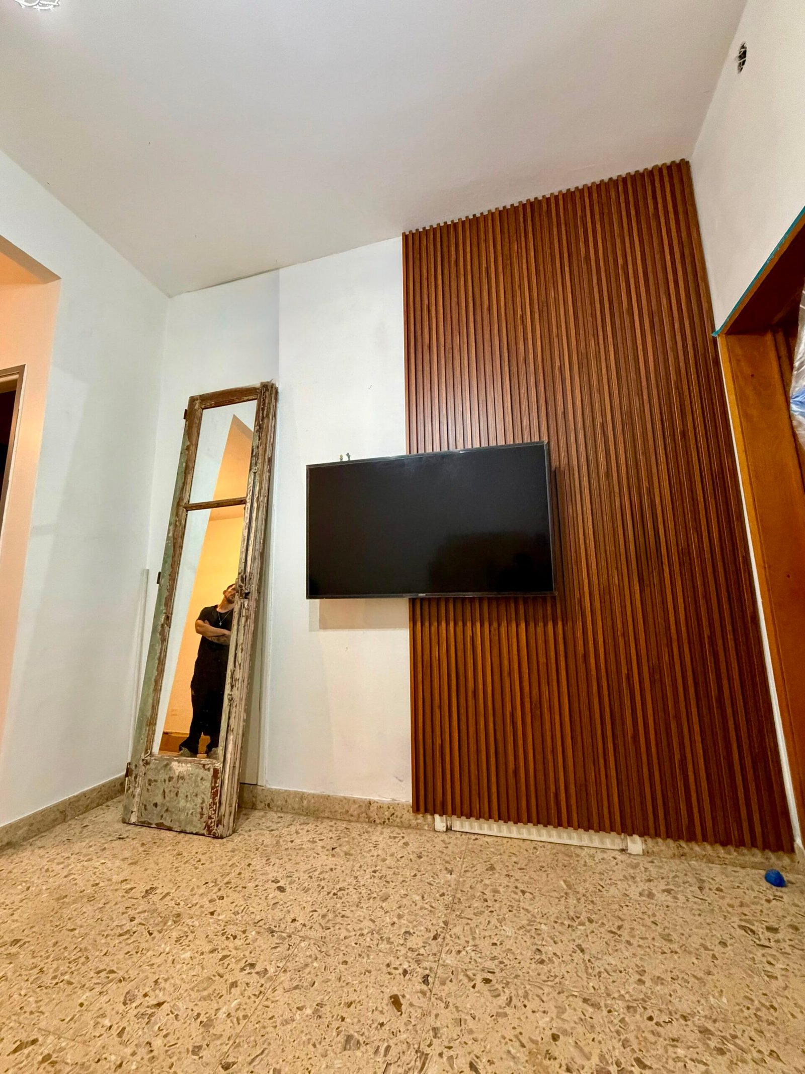 Wall Panel Interior Varillado Pvc Wpc Cedro